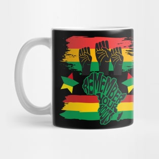 Black History Month Remember Your Roots Mug